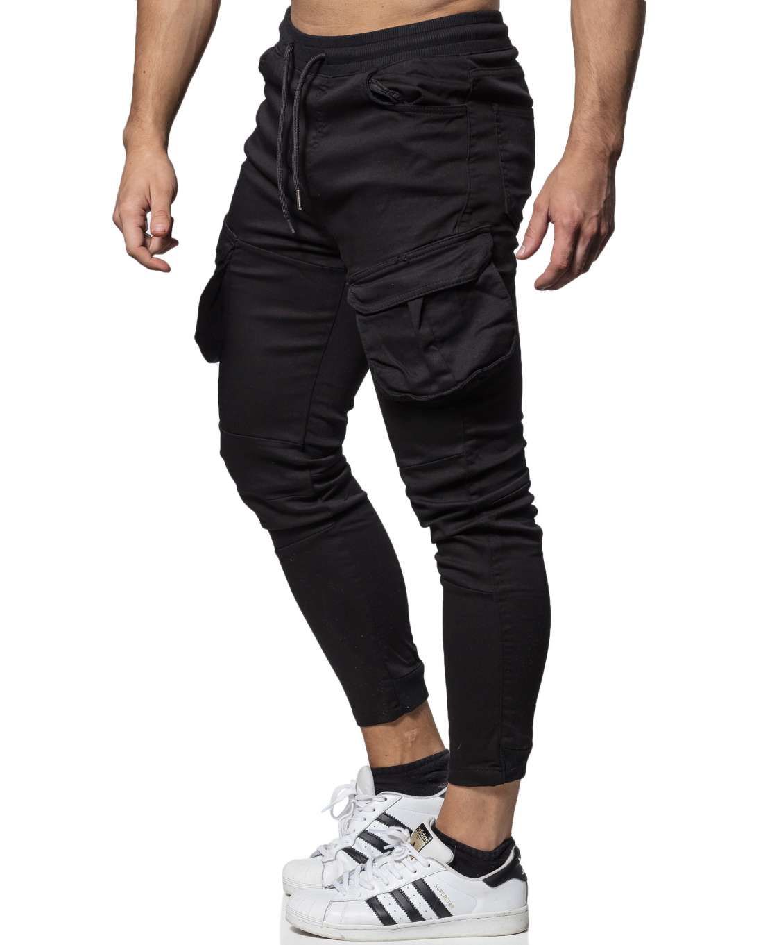 James Streetwear Cargo Pants Black Jerone